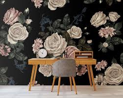 Shop our unique selection of wallpaper colors, patterns, styles, faux brick, faux wood, mural photos, maps and more. 11 Dark Floral Wallpaper Designs At Wallsauce Wallsauce Eu