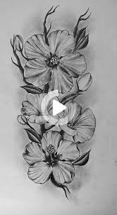 Hawaiian flowers are appropriate for a man's. Flower Tattoo Flower Tattoo Female Tattoo In 2020 Flower Tattoo Drawings Flower Tattoo Flower Tattoos
