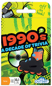Party like it's 1999 with ridley's 1990's cassette tape song and music trivia game! 1990 S A Decade Of Trivia Outset Media Games