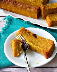A Spicy Mouthwatering Pudding Like Baked Dessert Made From Cassava Sweet Potato And Pumpkin Ho Sweet Potato Pone Recipe Carribean Desserts Jamaican Desserts