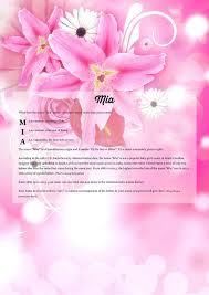 Mia Namemeaning Names With Meaning Popular Baby Girl Names Names