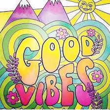 Good Vibes Short Hippie Art Psychedelic Art Trippy Painting