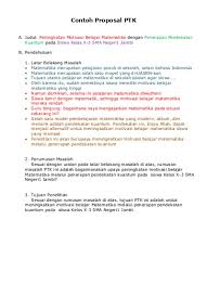 Check spelling or type a new query. Contoh Proposal Ptk Dan Langkah Langkah Menyusun Ptk Dengan Mudah