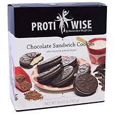 Your daily values may be higher or lower depending on your calorie needs. Buy Protiwise High Protein Diet Snack Chocolate Sandwich Cookies Low Calories Low Fat Sugar Free 14box Online In Kuwait B078xnc935