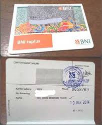 Letak Pin Atm Di Buku Tabungan Bni Berbagai Buku