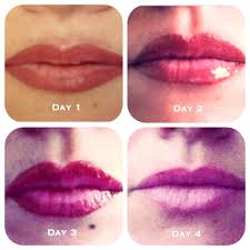 Healing Process Of A Semi Permanent Lip Blush Healing Process Lips Eyebrows