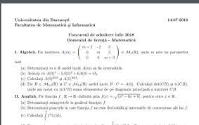 Prezenta ei este puternic amplificata de impactul pe care il are internetul. Admitere 2019 Subiecte Admitere Matematica Informatica Date In Anii Anteriori Facultatea De Matematica Si Informatica Bucuresti Analiza Algebra Geometrie Informatica Fizica Jitaruionelblog Pregatire Bac Si Evaluarea Nationala 2021 La