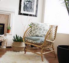 To change the look, you can pick a new set of covers. Ikea S Buskbo Rattan Armchair Reviewed Ikea Living Room Rattan Chair Living Room Arm Chairs Living Room