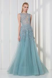 Spring Summer 2017 Blue Tulle Dress Blue Evening Gowns Ice Blue Wedding Dress