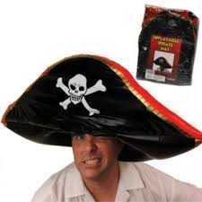 Inflatable Pirate Hat 24 Inch Pirate Hats Pirate Halloween Costumes Hats