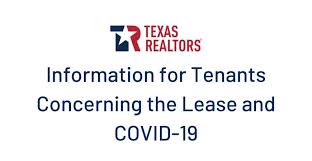 Learn about restrictions currently in place in texas and how to prove for more detailed information from the state of texas on where and how to make an appointment to be vaccinated, go here. Information For Tenants Concerning The Lease And Covid 19 Belmares Properties