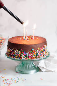 As my baking experience grows, i use cake flour more and more in my baking. Healthy Vanilla Birthday Cake With Chocolate Frosting Erin Lives Whole