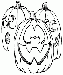 Tre Zucche Di Halloween Da Colorare Per Bambini Pagine Da Colorare Per Adulti Halloween Zucca Halloween