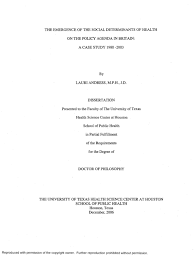 Pdf The Emergence Of The Social Determinants Of Health On The Policy Agenda In Britain A Case Study 1980 2003 Lauri Andress And Lauri Andress Academia Edu Parcourez notre sélection de urban dictionary : academia edu