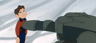 I'd probably just get his head, no words, as part of a sleeve. The Iron Giant 1999 Imdb
