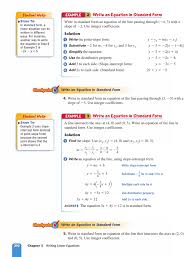 This form is also very useful when solving systems of two linear equations. 2 Write An Equation In Standard Form 3 Write An Equation In