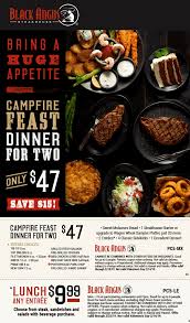 Black Angus Campfire Feast September 2020 Black Angus September 2020 Coupons And Promo Codes