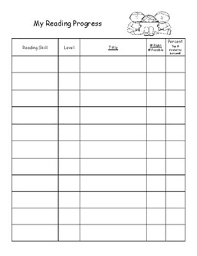 My Reading Progress Tracking Page By Skill