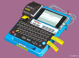 絵を描くpeter on twitter ツイッター テプラの絵を描いた retro gadgets devices design sci fi concept art