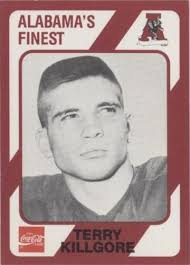Terry Killgore 1989 Collegiate Collection Coke Alabama Crimson Tide (580)  #502