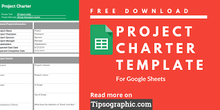 Google Sheets Project Charter Template For Agile Pm Free Download Tipsographic Project Charter Project Management Templates Templates