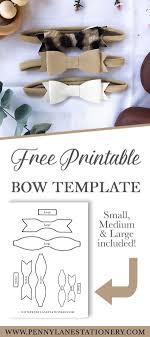 I made a set of different basic and slightly more elaborate bow designs all of which you can. Free Printable Bow Template Diy Baby Bows Diy Leather Bows Bow Template