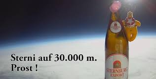 Das Erste Deutsche Bier Im Weltall Sternburger Deutsches Bier Bier Sterne