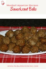 Learn How To Make Meatball Appetizer Recipes This Recipe For Sauerkraut Meatballs Appetizer Recipes Meatball Appetizer Recipe Mexican Food Recipes Appetizers