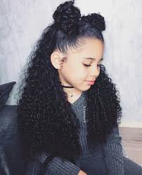 Pinterest Briaangelique Mixed Curly Hair Picture Day Hair Mixed Girl Hairstyles