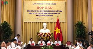 Chủ tịch, phó chủ tịch tổng liên đoàn lao động việt nam, hội nông dân việt nam, hội liên hiệp phụ nữ việt nam, hội cựu chiến binh việt nam; VÄƒn Phong Chá»§ Tá»‹ch NÆ°á»›c Cong Bá»' 10 Luáº­t Co Hiá»‡u Lá»±c Tá»« NÄƒm 2021