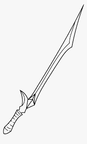 Draw anime online 10743 how to draw kirito sword art line. Sword Drawing Png Dibujos De Espadas De Anime Transparent Png Transparent Png Image Pngitem
