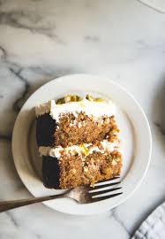Cardamom Pistachio Carrot Cake Orange Blossom Honey Labneh Recipe Savoury Cake Desserts Dessert Recipes