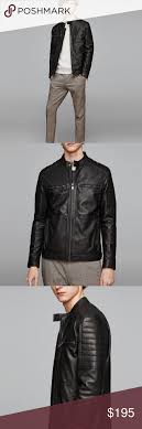 Brand New Zara Men Genuine Leather Jacket Leather Jacket Leather Jacket Brands Genuine Leather Jackets