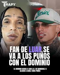 Crees que #LuarLaL mandó al fan o que #ElDominio se está montando un show?  🤔 #Trapy 🔗🟣 La calle está que arde y las redes igual. #ElDominio terminó  a puños con un