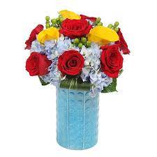 Blue Jay Blue Hydrangea Flower Delivery Decorative Leaves