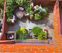 Urban Backyard Philadelphia Pa Mw Design Group Urban Backyard Backyard Flowers Beds Planter Boxes Flowers