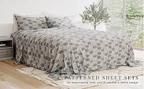 Meet the internet's favorite sheets. Amazon Com Linen Market 4 Piece Sheet Set Patterned Queen Soft Floral Light Blue Home Kitchen
