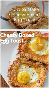 Cheesy Baked Egg Toast Video Recipe Video Egg Toast Egg Recipes For Breakfast Recipes