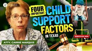 Four Important Child Support Factors in Texas
