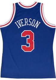 Iverson proceeded to score 32 points, much to the delight of the packed wells fargo center. Allen Iverson Mitchell And Ness Philadelphia 76ers Blue 1996 1997 Jersey 5650015