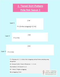 Rok pias , rok ini bisa memiliki bias 3, 4, 6, dan seterusnya. Cara Membuat Rok Anak
