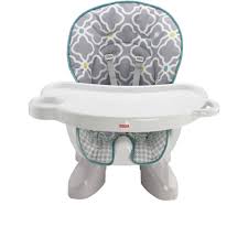 Fisher Price Spacesaver High Chair Morning Fog Walmart Com