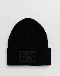 Calvin Klein Logo Beanie Hat In Black Clothing Shoes Accessories Men S Accessories Hats Ebay Hats For Men Mens Accessories Calvin Klein Men