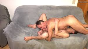Dad and son bareback