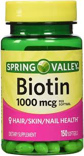 Anyone age 10 years or older should get between 30 and 100 mcg per day. Amazon Com Spring Valley Biotin 1000 Mcg 150 Tablets Health Personal Care