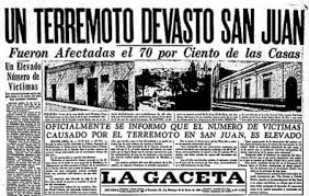 The nearest airport is domingo faustino sarmiento, 9.3. Hoy Se Cumplen 40 Anos De Uno De Los Terremotos Que Devasto A San Juan Diario Movil Noticias De San Juan Argentina