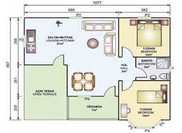 Prefabrik konut kredisiyle ev sahibi olun. 79 Metrekare Tek Katli Prefabrik Ev