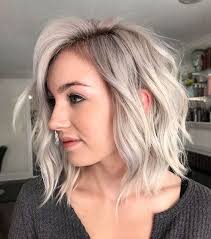 Trendy short pixie hairstyles for girls / via. White Blonde Dark Roots Short Hair Novocom Top