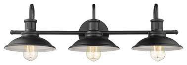 Backed by expert customer service. 3 Light Retro Bath Vanity Bar In Matte Black Farmhouse Bathroom Vanity Lighting By Lighting Favorites Houzz