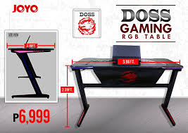Tables are useful items to have and as we needed a new coffee table for the lounge it made sense to build my own with a few extra electronic features.my table design consists of the following features. Joyo Marketing Doss Rgb Gaming Table Still On Stock Facebook